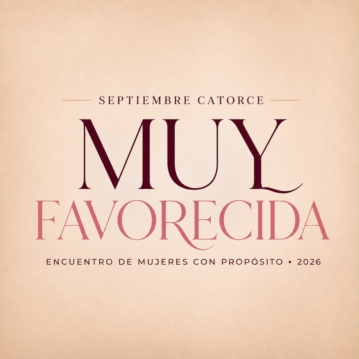 Muy Favorecida | Encuentro de mujeres con propósito