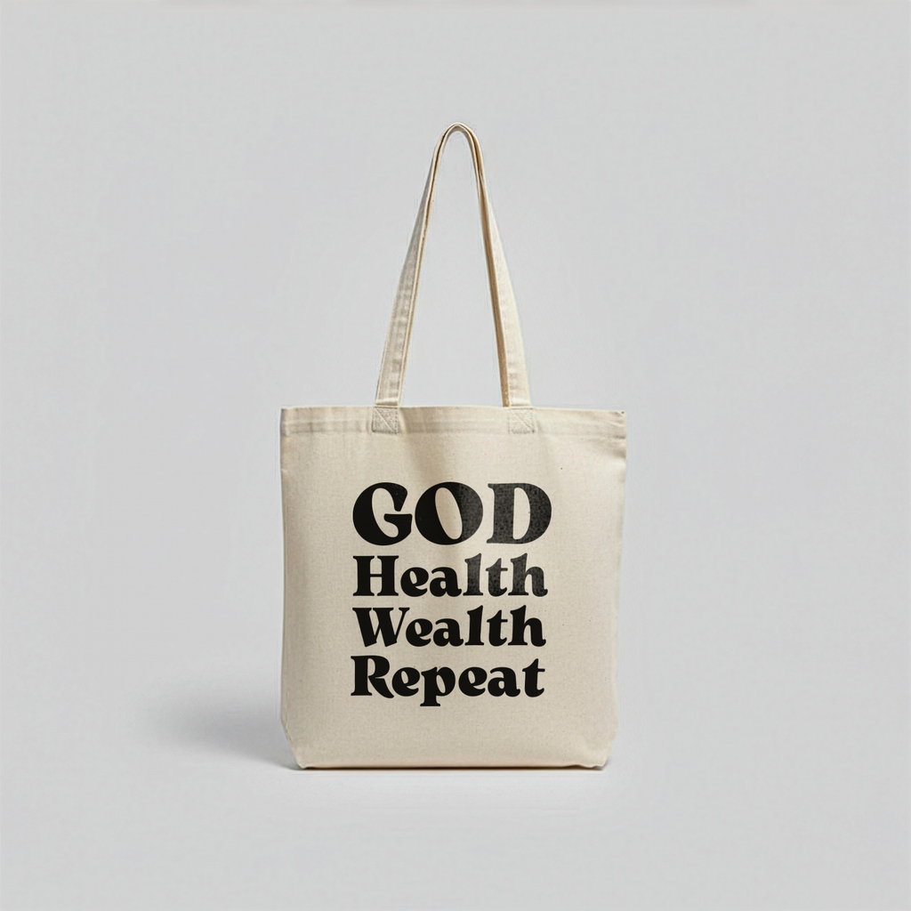 Tote bags | GOD, HEALTH & WEALTH