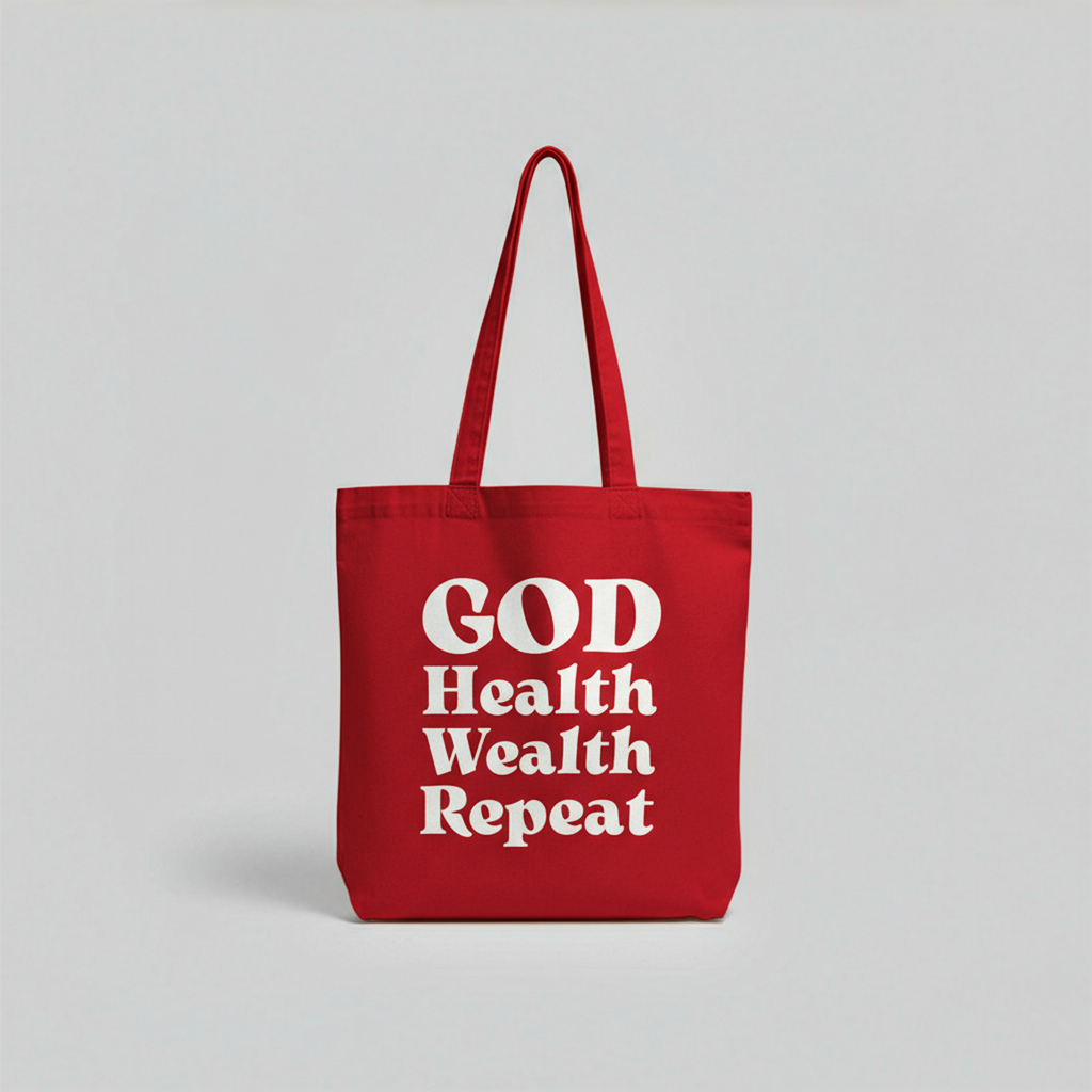 Tote bags | GOD, HEALTH & WEALTH
