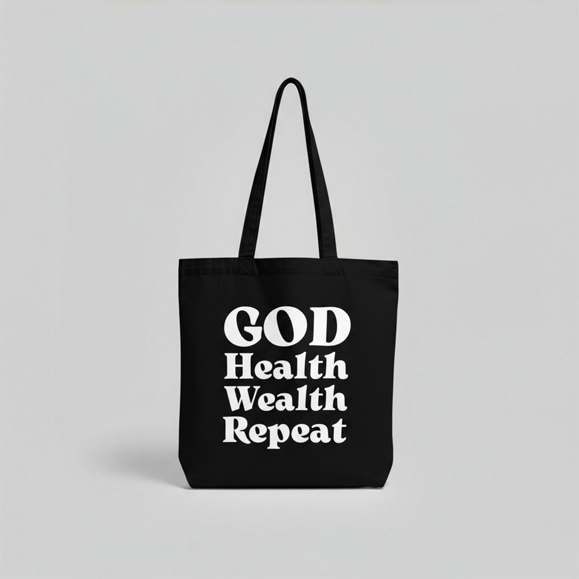Tote bags | GOD, HEALTH & WEALTH